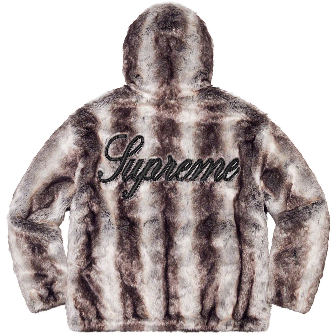 Faux Fur Reversible Hooded Jacket view 8